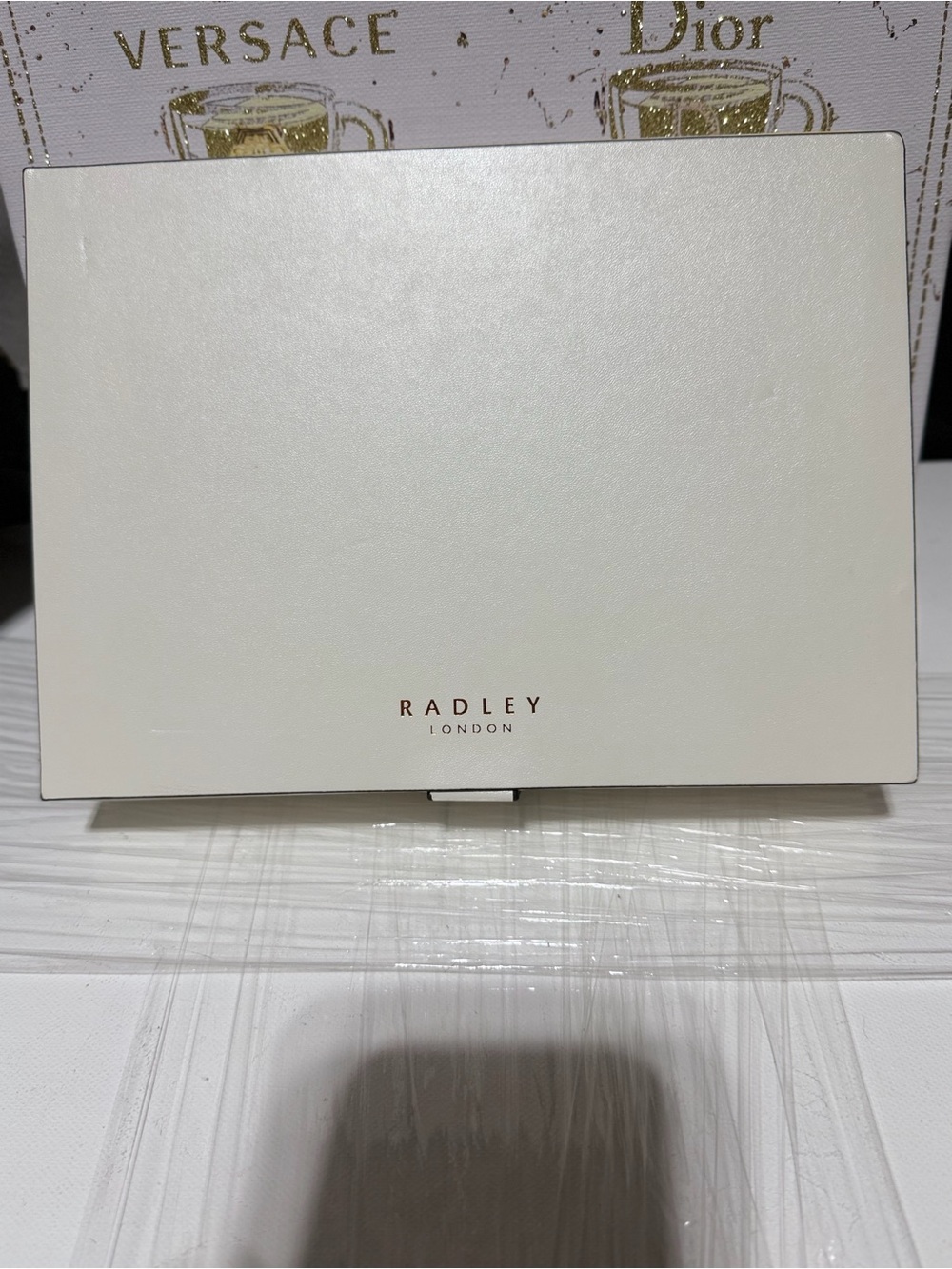 Radley London Off-White Vegan Leather Multi-Compartment Jewelry Box